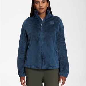 Women’s Ink Blue The North Face Osito Fleece Jacket, Size Medium